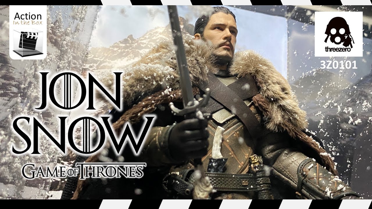 Game of Thrones Jon Snow Season 8 1/6 Scale Figure Threezero with Diorama
