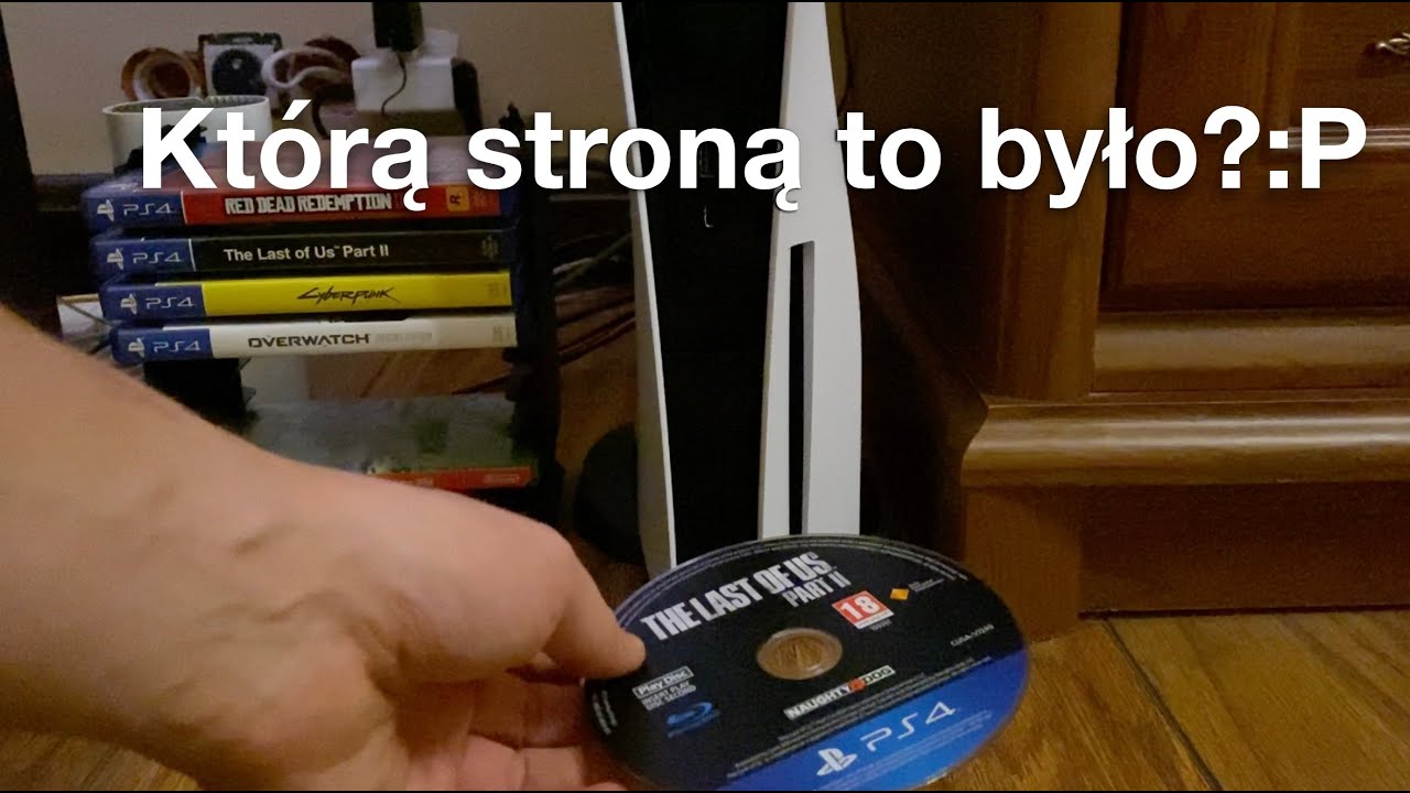 PS5 jak włożyć płytę? Kr&oacute;tki materiał dla nowicjuszy i zapominalskich;)