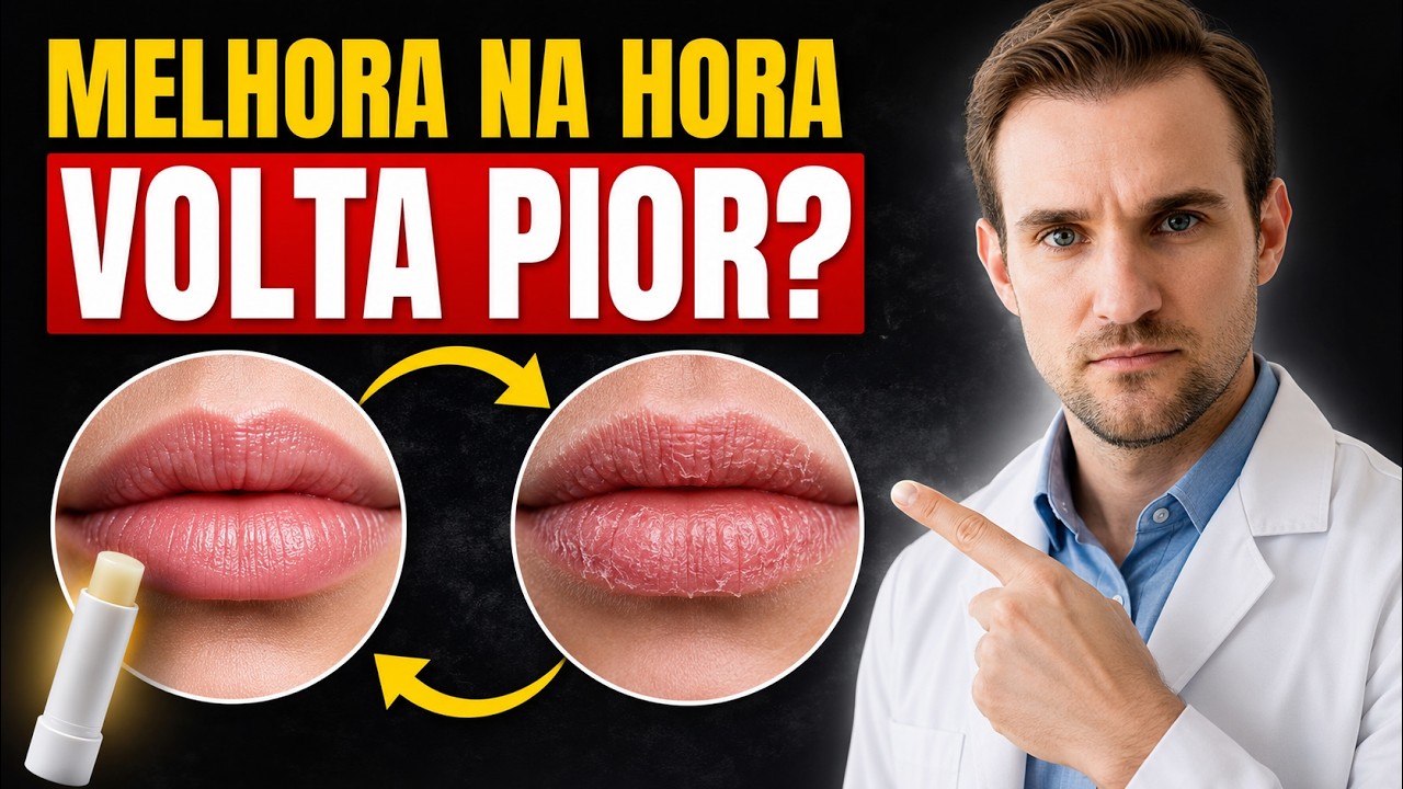 Lábios Sempre Secos? 5 Erros Que Você NÃO IMAGINA (Pare)