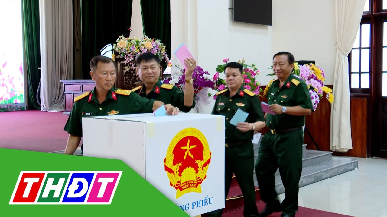 Đồng Tháp: Cử tri trong Quân đội phấn khởi tham gia bầu cử | THDT