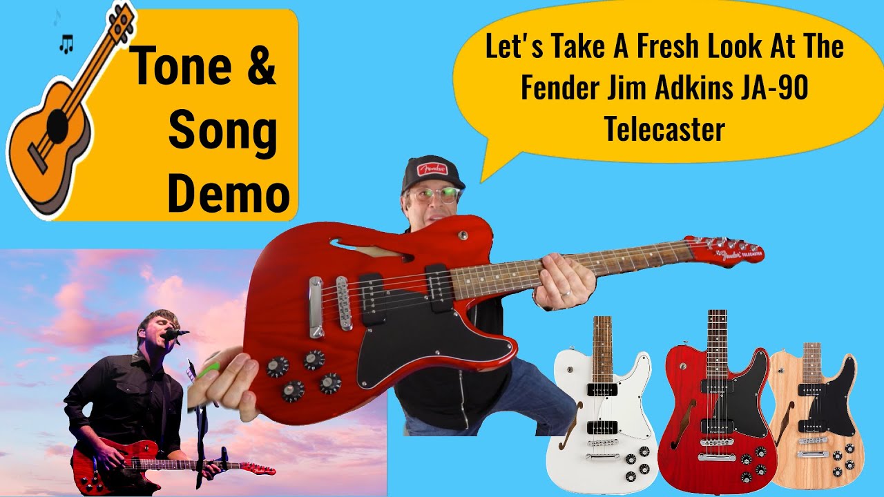 Fender JA-90 Jim Adkins Thinline Telecaster Review And Demo 2025