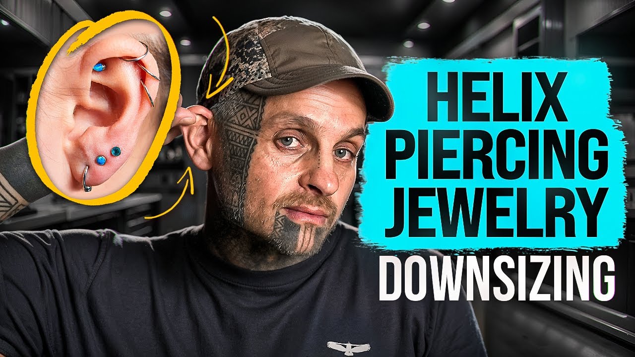 Downsizing Helix Piercing Jewelry | UrbanBodyJewelry.com