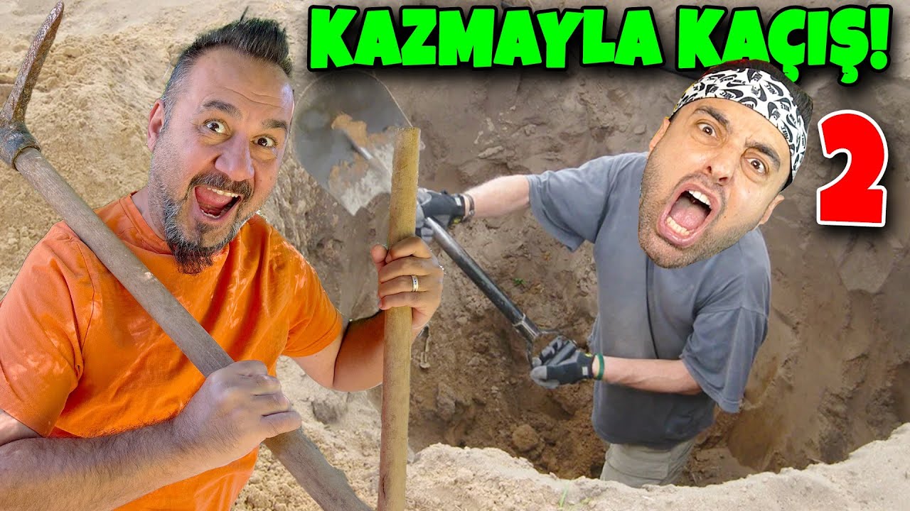 KAZMA İLE KAÇIŞ! 500 METREDE KAYBOLDUK!  | KEEP DIGGING BÖLÜM 2