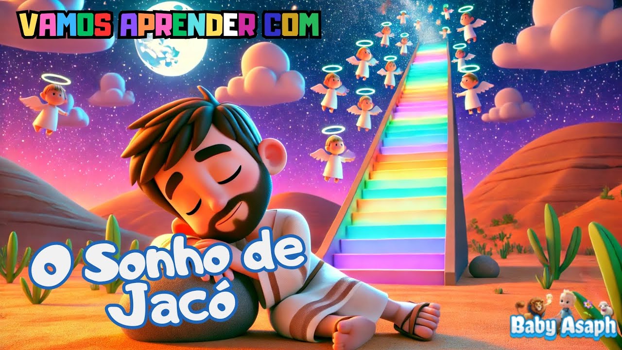 🎵 O Sonho de Jacó - Música Infantil Bíblica 🎶 | Aprenda sobre a Escada para o Céu!