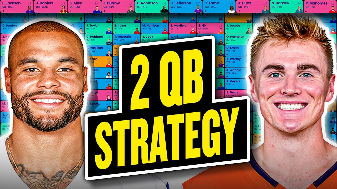 How to DOMINATE Your 2 QB League in 2025 (Mock Draft)