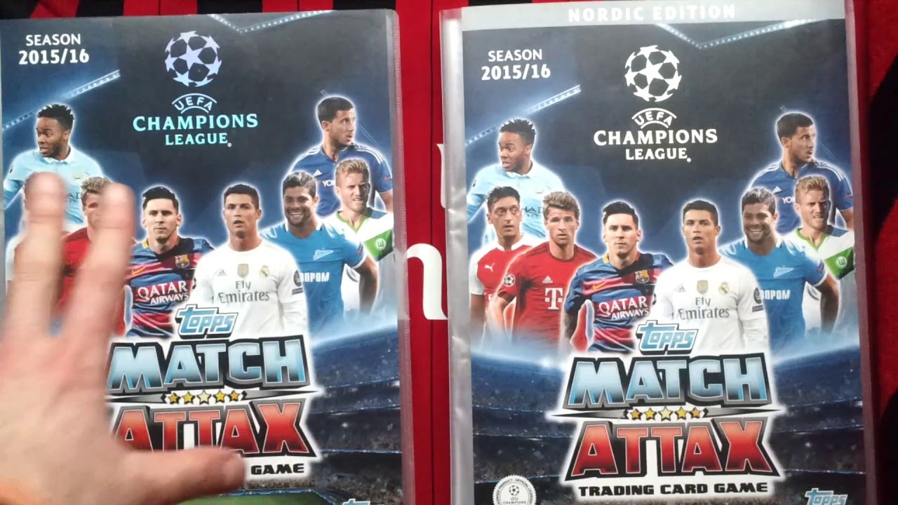 TOPPS CHAMPIONS LEAGUE 2015/16 WERSJA POLSKA i NORDIC - COMPLETE 100% - PREZENTACJA