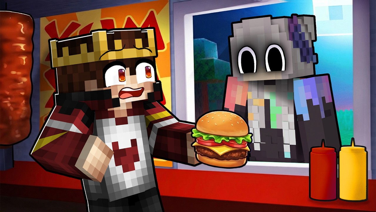 YANLIŞ MÜŞTERİYE HAMBURGER VERİRSEN ÖLÜRSÜN 😱 - Minecraft