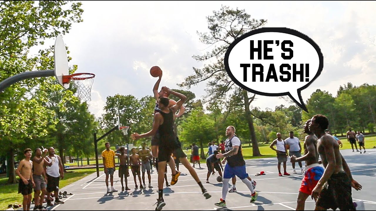 Trash Talkers Get EXPOSED BAD! 5v5 Basketball At The Park!