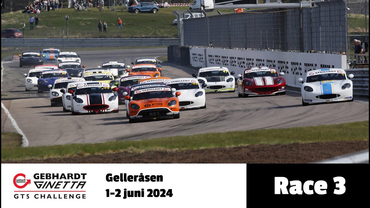 Ginetta GT5 Challenge Sweden 2024 - Gellerasen - Race 3