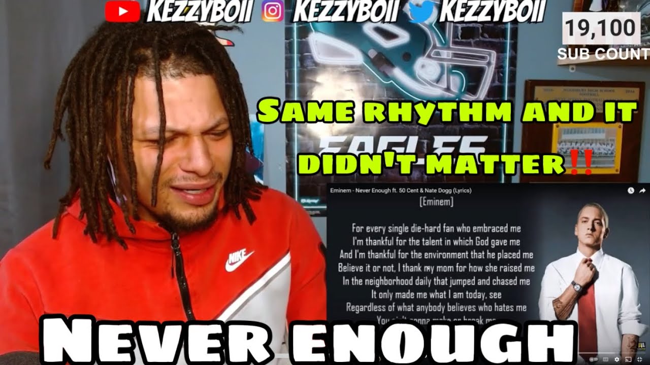 EM ABUSED THIS FLOW - Eminem - Never Enough при участии 50 Cent и Nate Dogg (РЕАКЦИЯ)