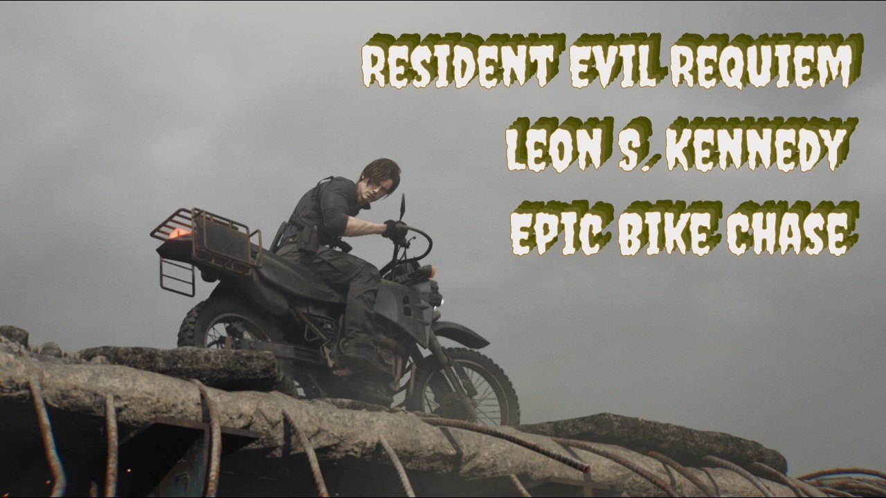 Lion S. Kennedy, Epic Bike Chase!! 🔥 RESIDENT EVIL REQUIEM | رزدنت إيفل 9 مطاردة الدراجات النارية 🔥