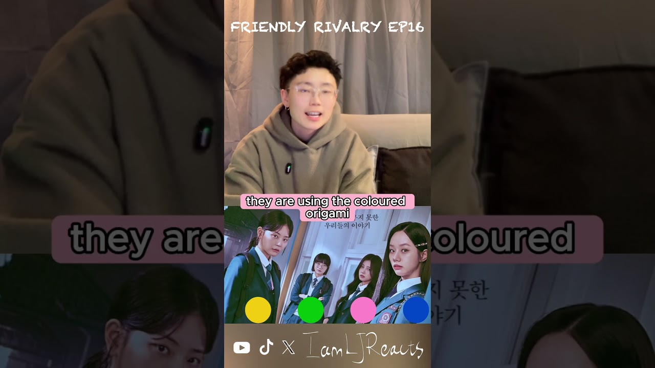 the details of this show 🤌🏻 #friendlyrivalry #reaction #hyeri #chungsubin #kdrama #wlw #sapphic