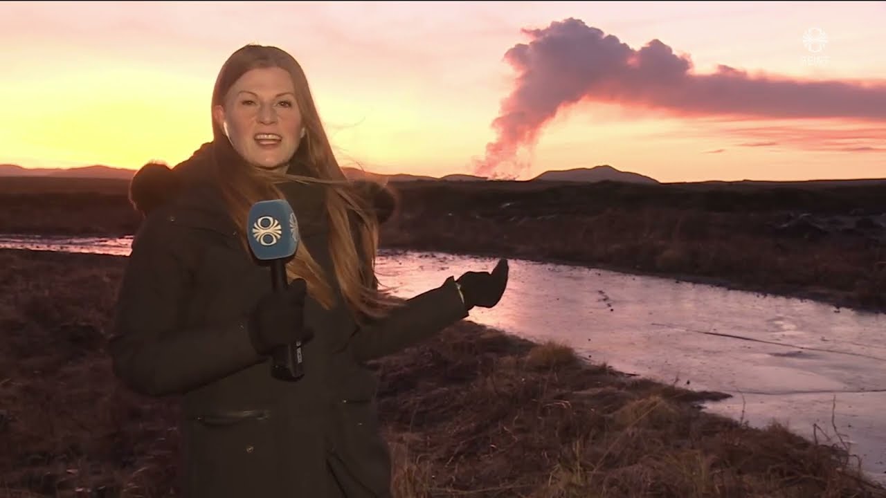 04/01/2024 10:00 Grindav&iacute;k eruption - First live special report in RUV (Iceland Public Broadcaster)