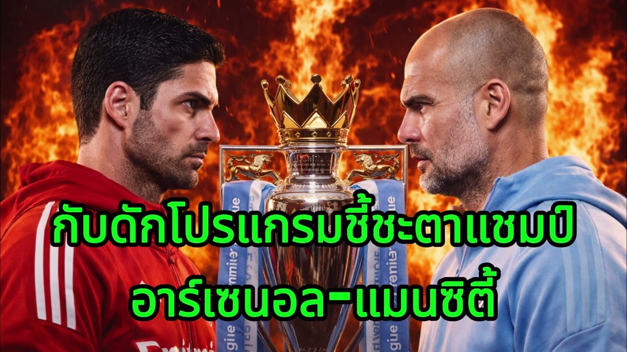 กับดักโปรแกรมชี้ชะตาแชมป์อาร์เซนอลแมนซิตี้