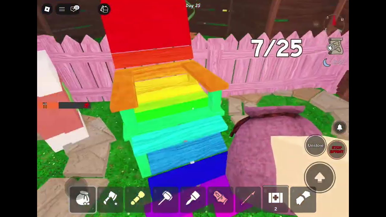 Can We Survive the DEER? 99 Nights in the Forest Party Games! #roblox  #shorts