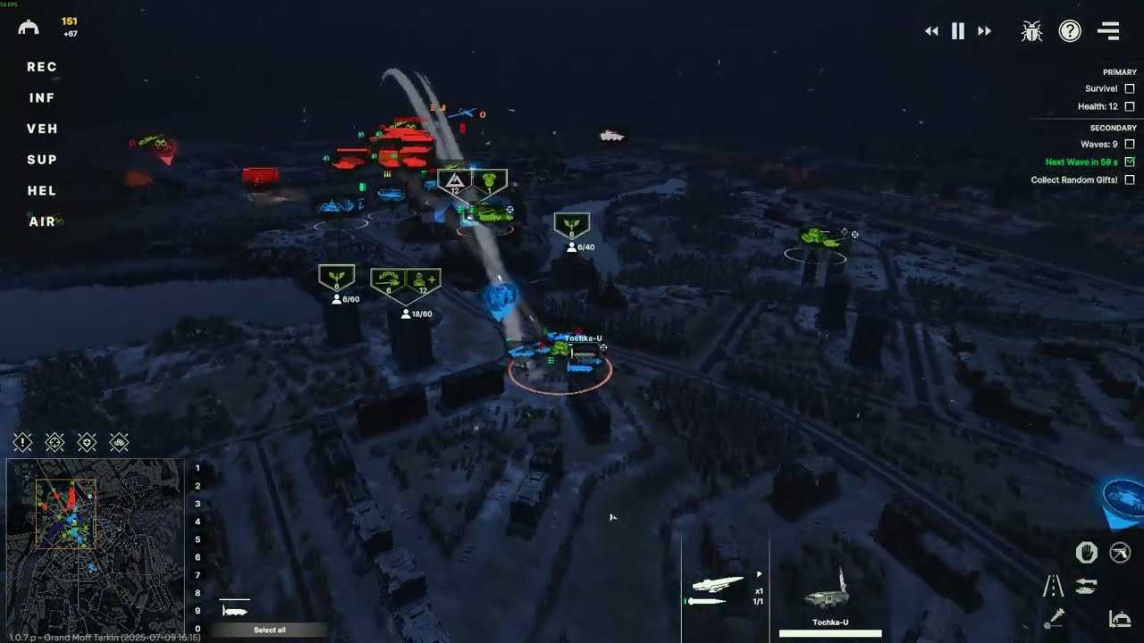 Broken Arrow zombie defense full ballsitic and unguided missiles