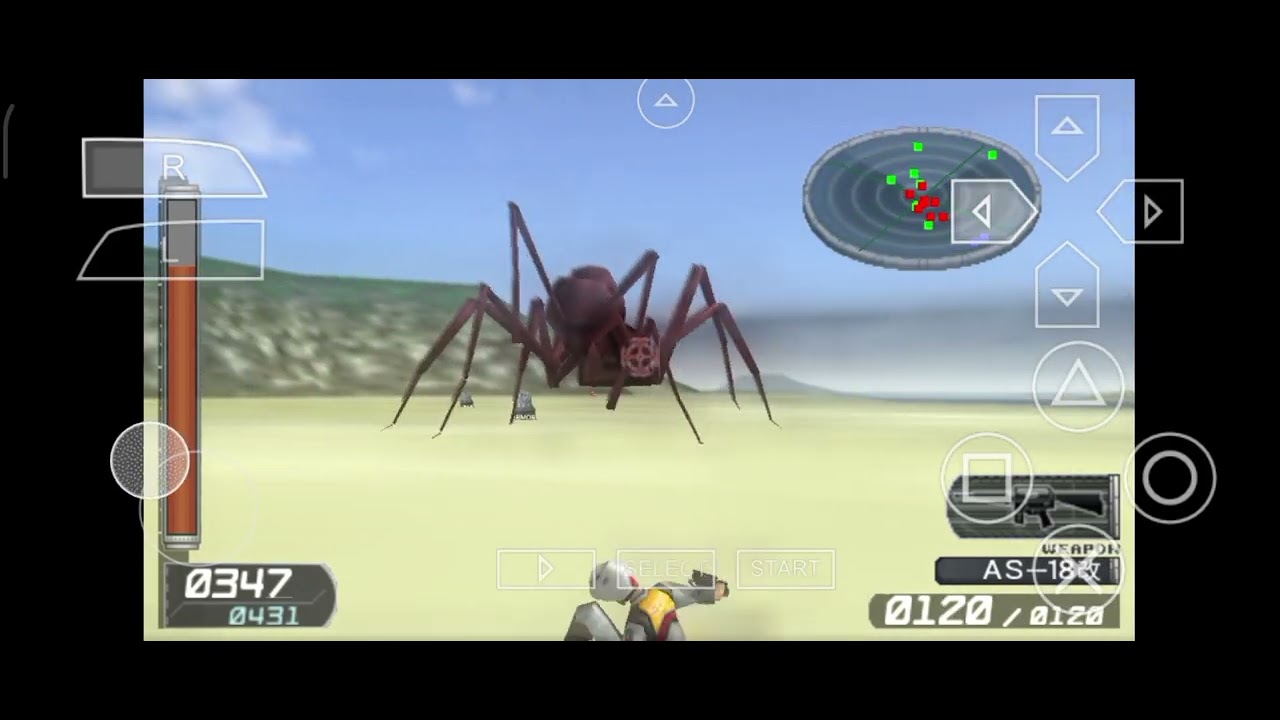 Lawan semut merah & Melawan Robot UFO di lembah | Earth Defense Force |
