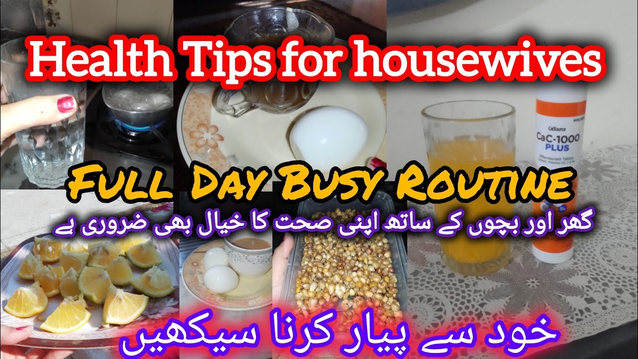 Full day busy and healthy routine✅, Simple health Tips for women in Winters✨, time management tips 