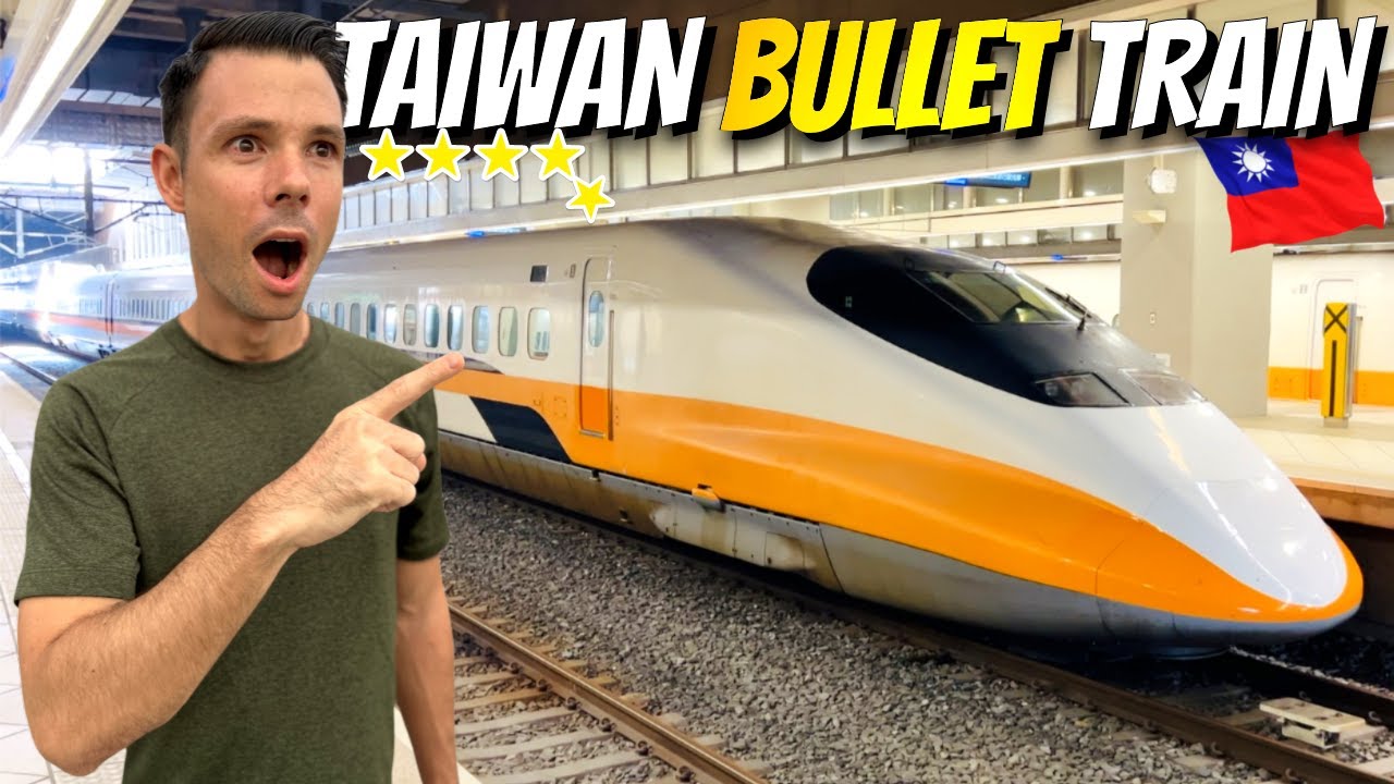 Riding Taiwan's FASTEST Bullet Train From Taipei to Kaohsiung 台湾 🇹🇼