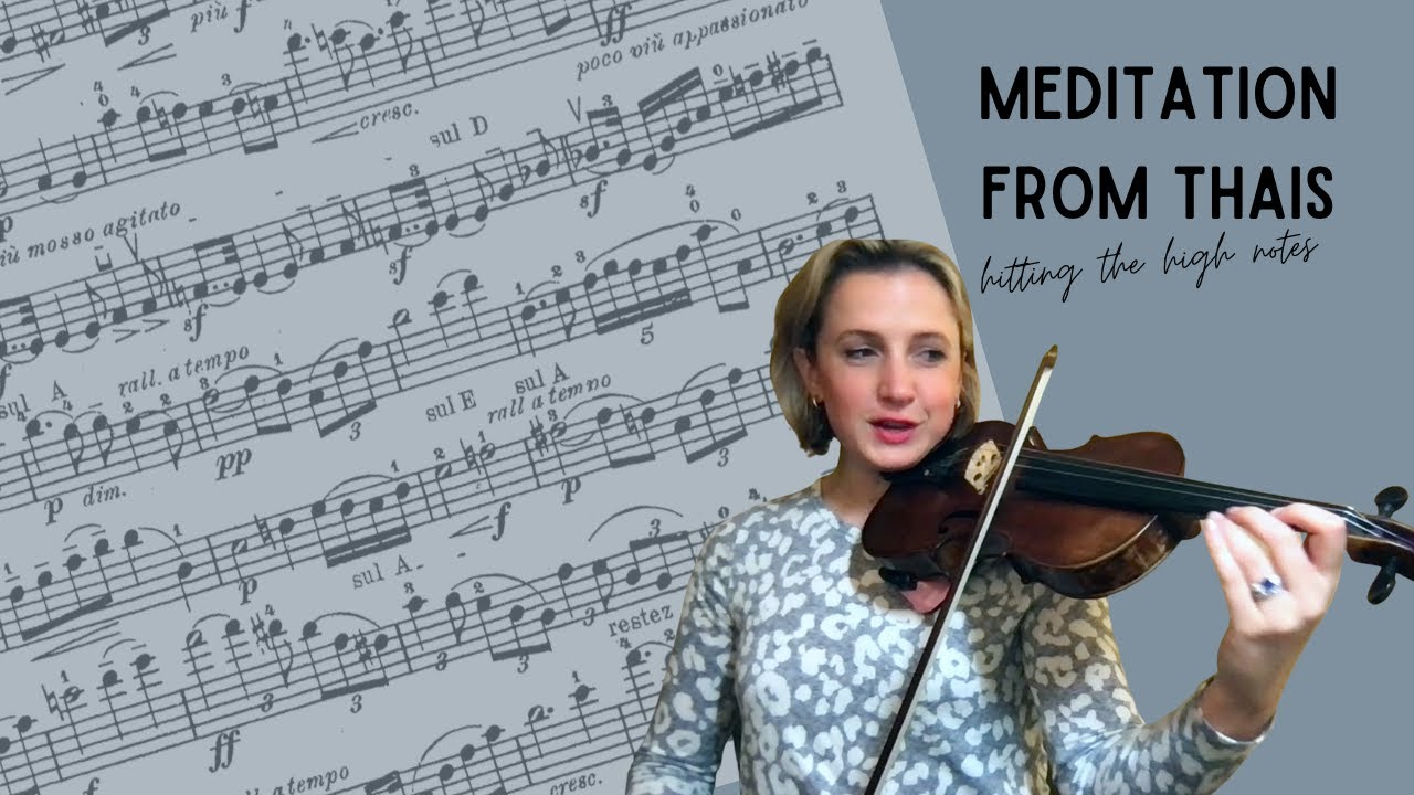 How to Play Meditation from Thais - HIGH NOTES