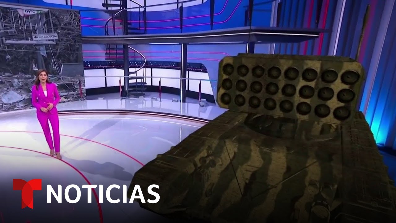 Así funcionan las peligrosas bombas de racimo y termobáricas | Noticias Telemundo