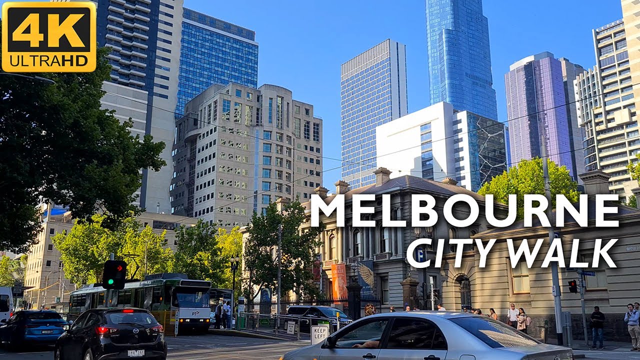 Melbourne CBD Australia 2025 City Walking Tour - Little Lonsdale Street | 4K Video | 0015