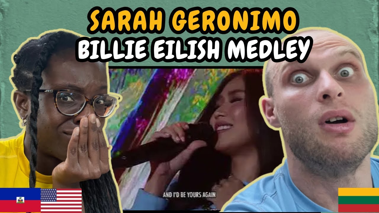 REACTION TO Sarah Geronimo - Billie Eilish Songs (Live on ASAP) | FIRST TIME HEARING