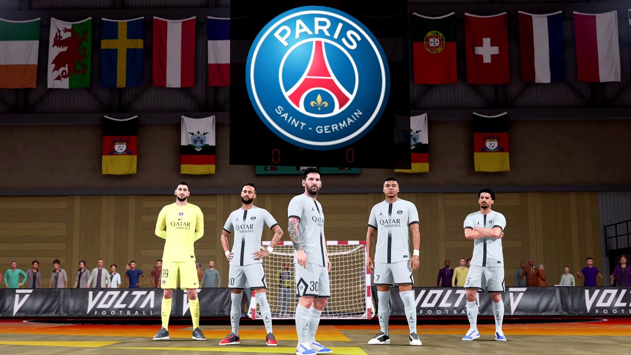 Al Nassr vs PSG - FUTSAL - VOLTA FIFA 23 | PS5 4K60 HDR
