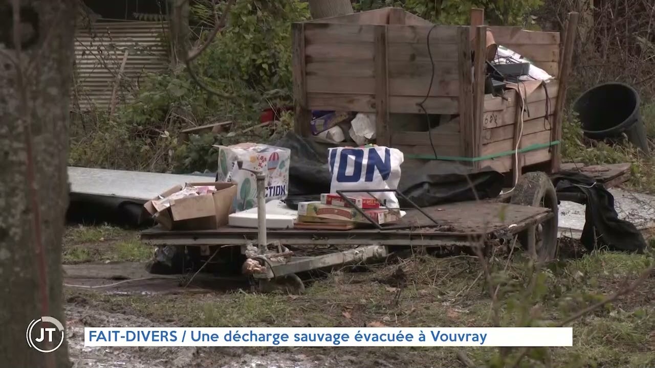 Une décharge sauvage évacuée à Vouvray