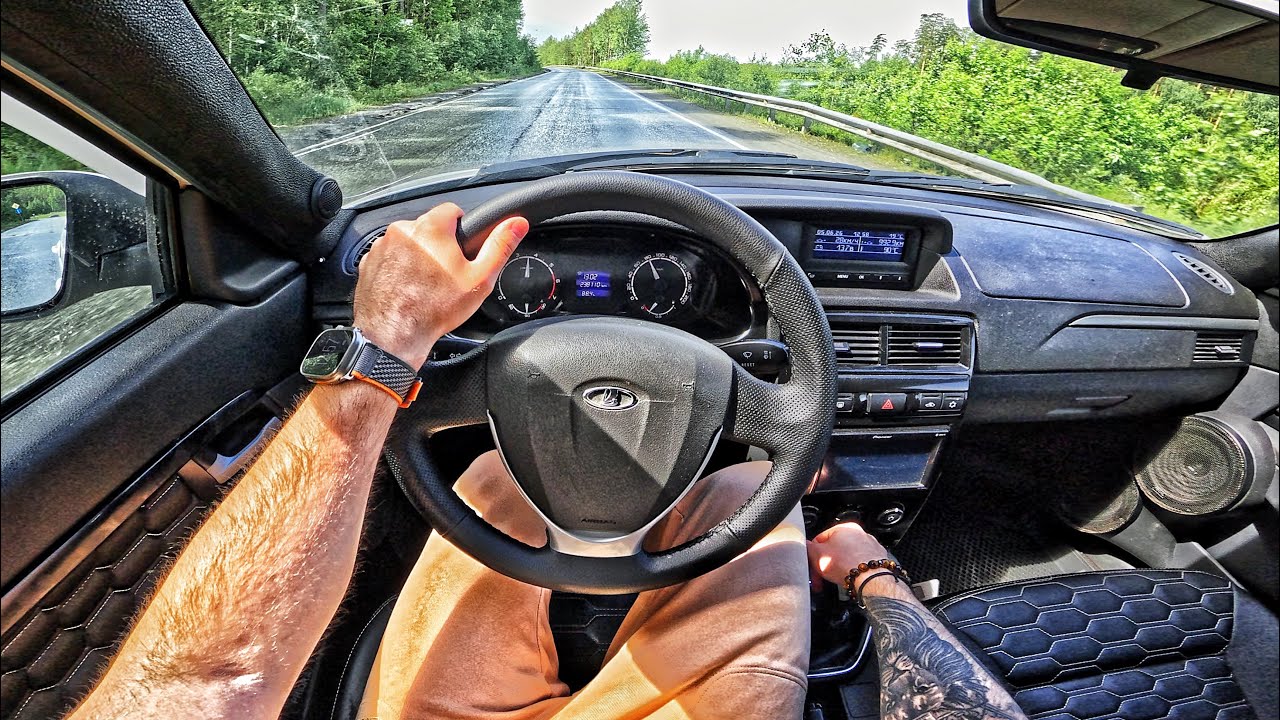 2015 LADA Priora 1.6 MT - POV TEST DRIVE