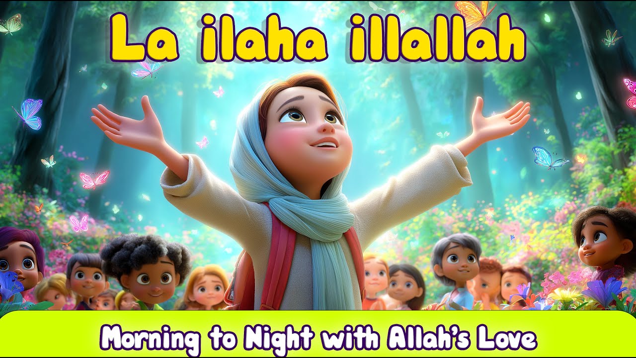 Morning to Night with Allah’s Love | Muslim Children's Routine Song
