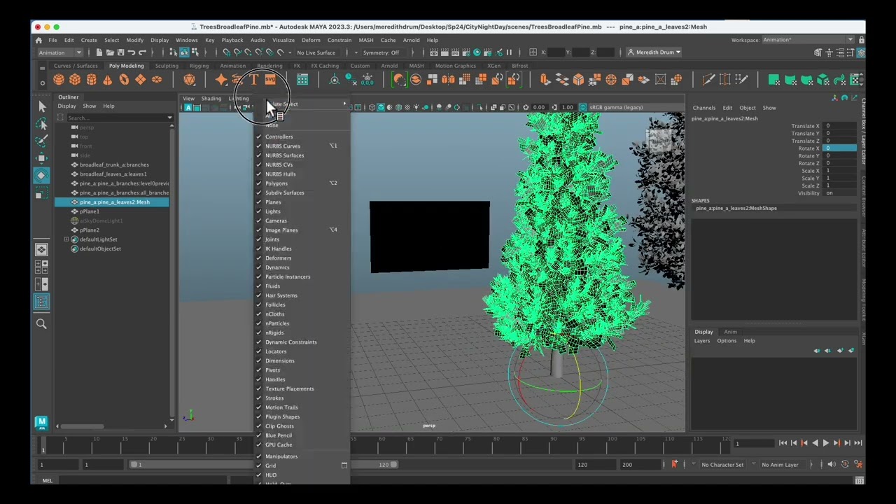 Maya Import 2D Anim With Alpha and Use Image Sequence