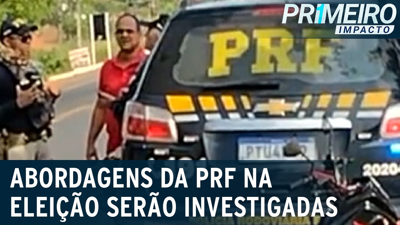 Abordagens da Polícia Rodoviária Federal na eleição serão investigadas | Primeiro Impacto (31/10/22)