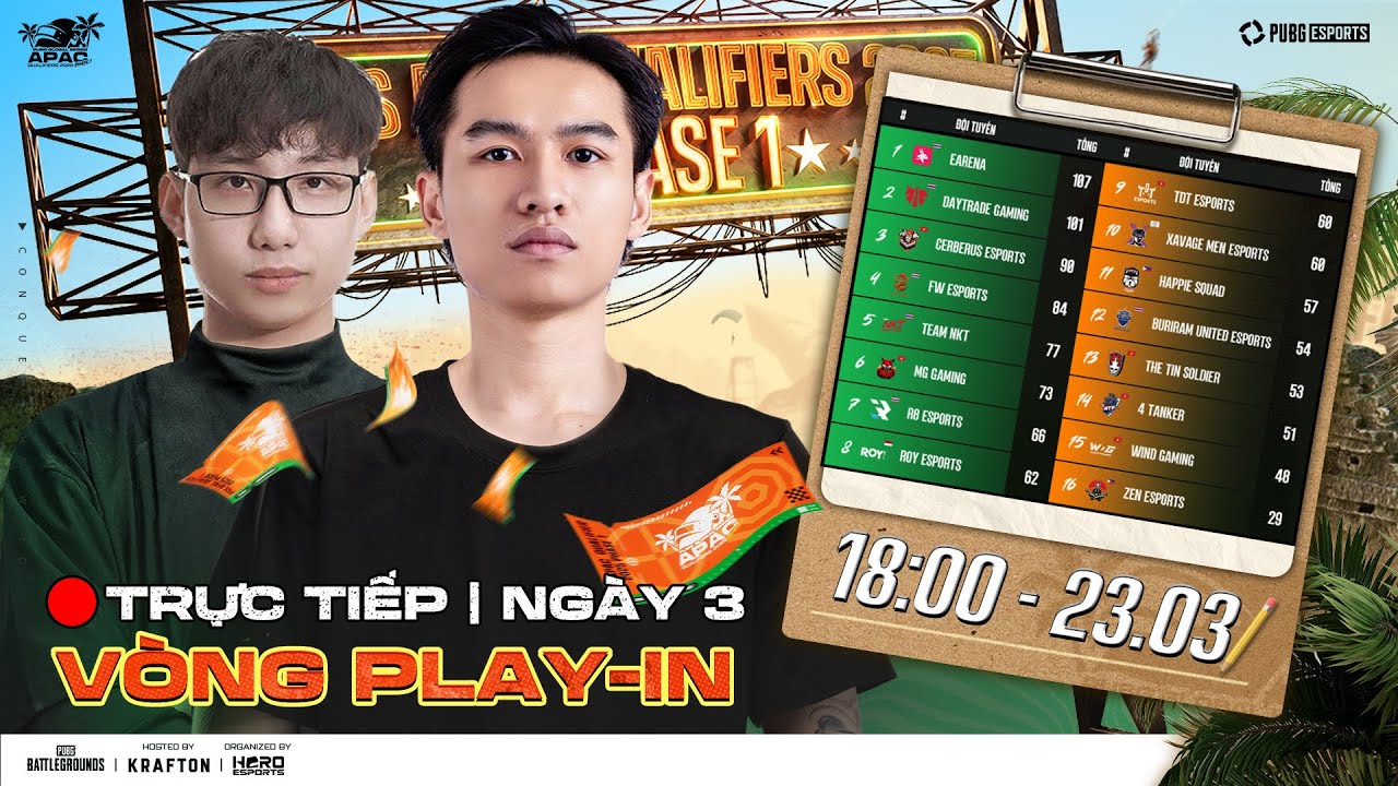 🏆[VL PGS 2025 #1 APAC] PLAY-IN - NGÀY CUỐI: CES, TDT, WDG, TTS, MGG, 4TK, EA, BRU, XMEN, ROY, ZEN...