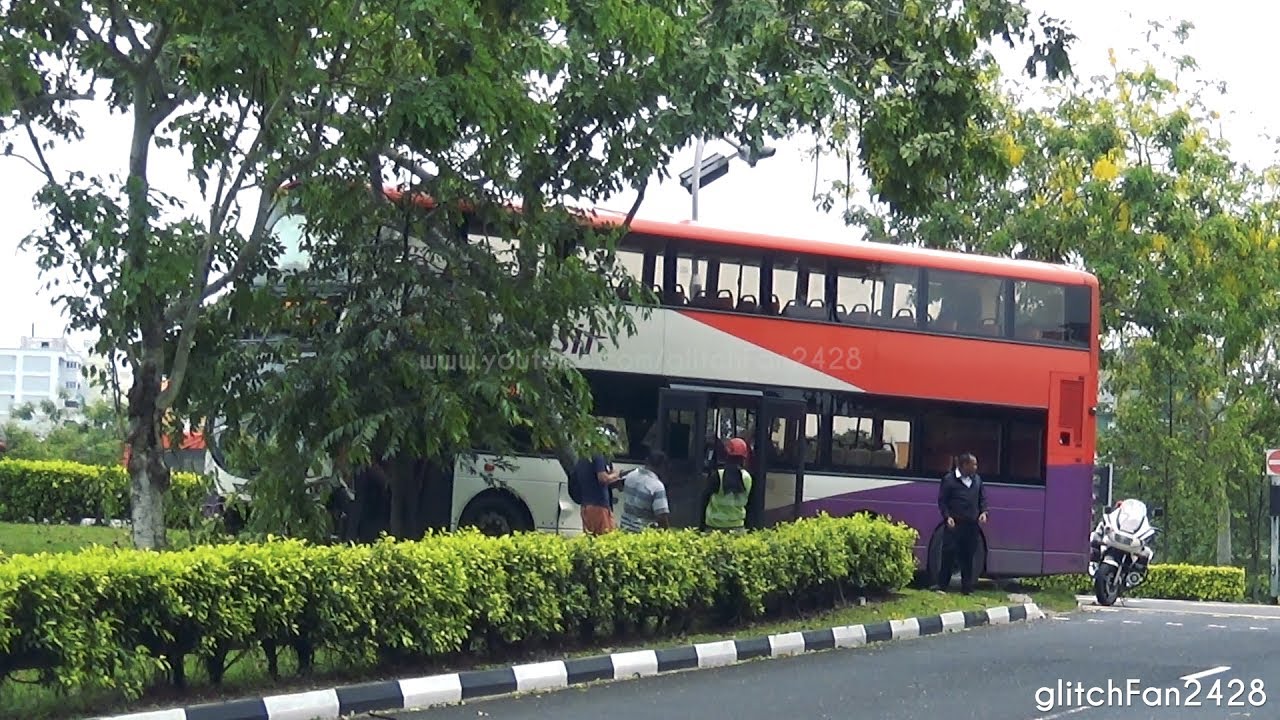 Double Decker Bus Crash Aftermath - Dragging The Bus Out