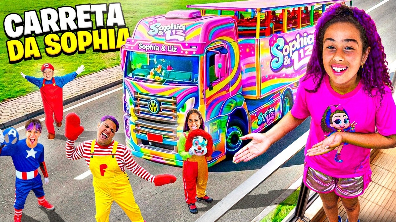 A TURMA DA SOPHIA ENTROU NA CARRETA DA ALEGRIA… E ALGO MUITO ESTRANHO ACONTECEU 😨