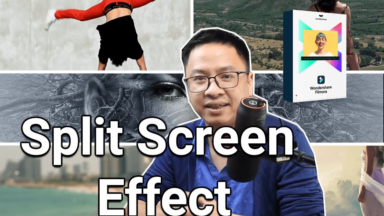 Filmora X Split Screen Effect Tutorial For Beginners