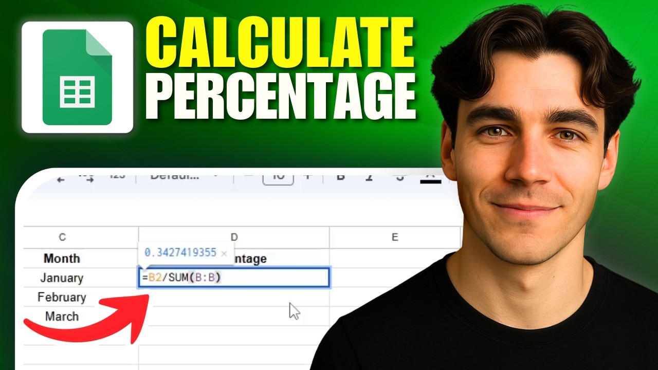 How to Calculate Percentage Of A Total Column In Google Sheets (Tutorial 2026)