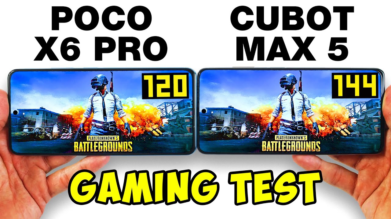 POCO X6 PRO vs CUBOT MAX 5🔥 - GAMING TEST 2024🔥 БОЛЬШОЕ СРАВНЕНИЕ В ИГРАХ! FPS + НАГРЕВ!