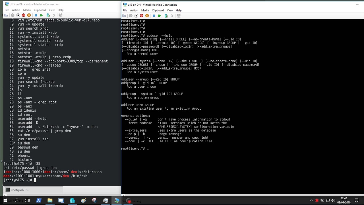 LFCS | Создание пользователей с помощью useradd и adduser | Oracle Linux 7.5 | Ubuntu