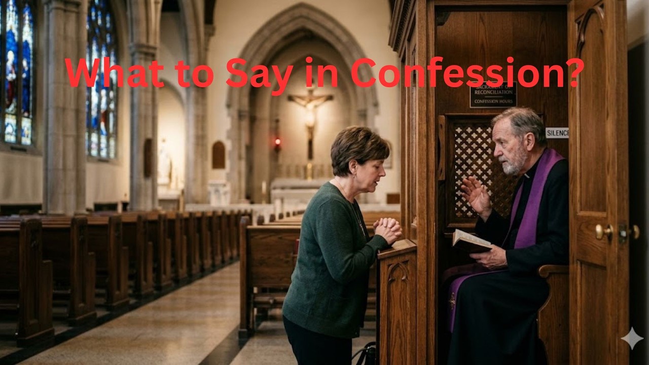 What to Say During Confession |Sacrament of Reconciliation-Confession Explained Step by Step