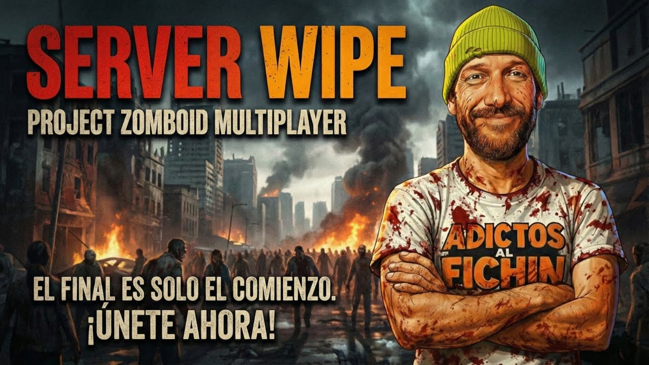 🔴 WIPE HOY! Servidor Dedicado HARDCORE con Corredores! Project Zomboid Build 42.13.1 #projectzomboid