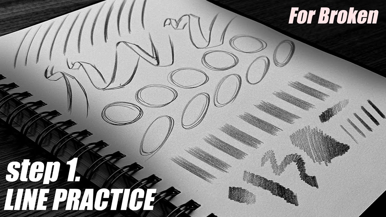 For broken ⭕️ Step 1. LINE PRATICE