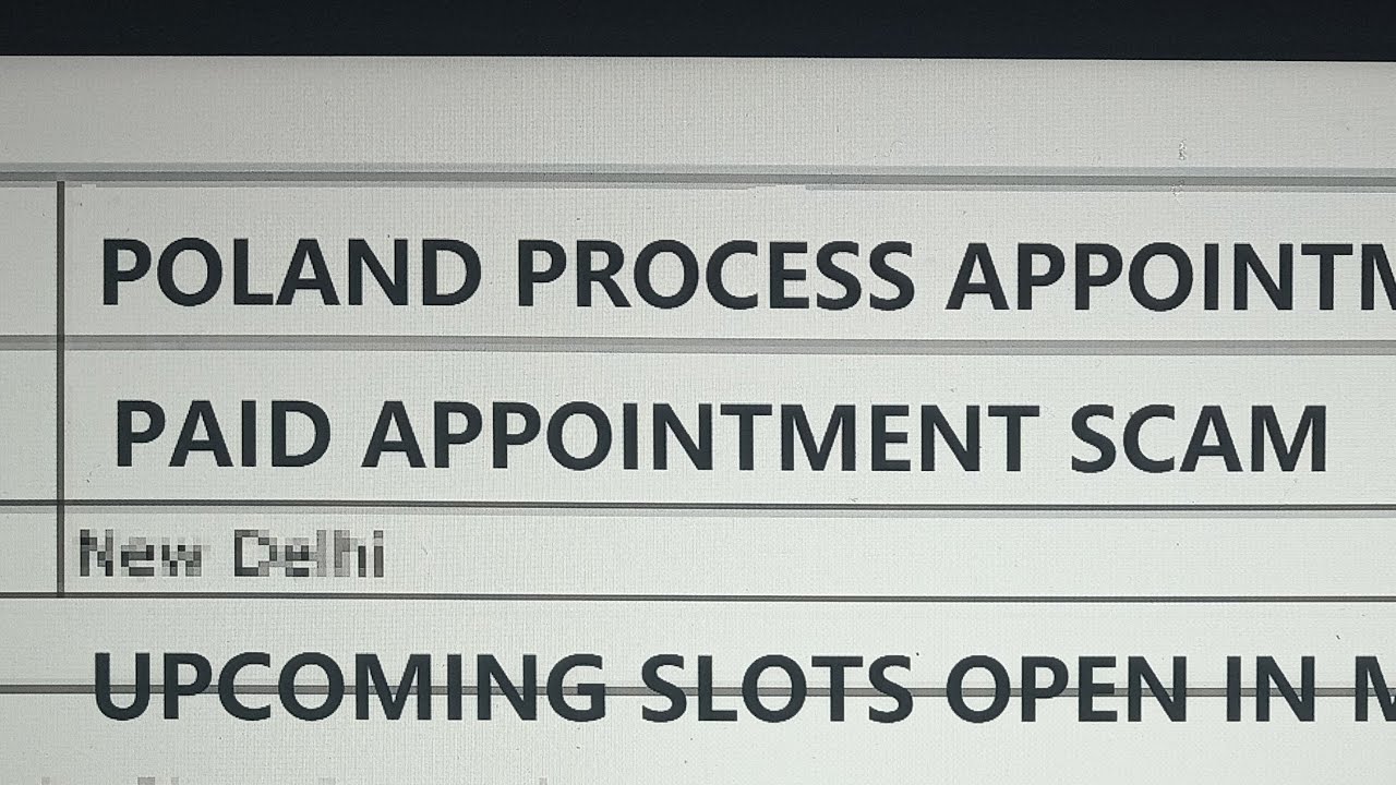 POLAND VFS APPOINTMENT PROCESS UPDATE| QUERY RESOLUTION| WORK| STUDY| NATIONAL EMPLOYMENT