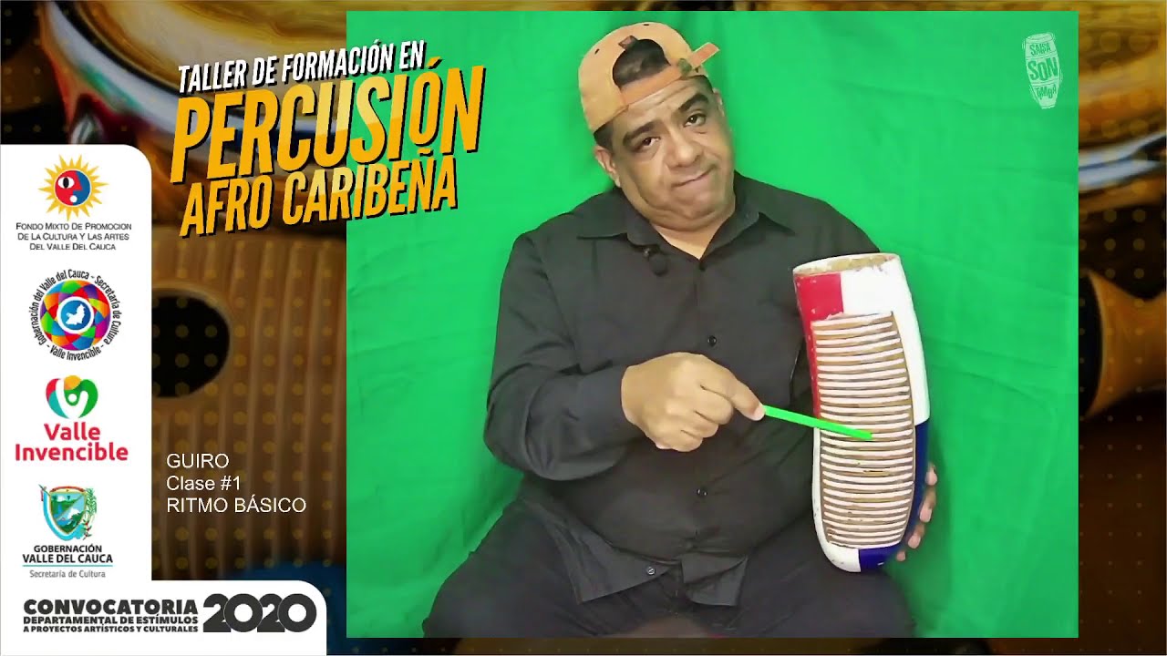 Taller de Formación en Percusión Afro Caribeña - GUIRO: Clase 1 - Ritmo Básico