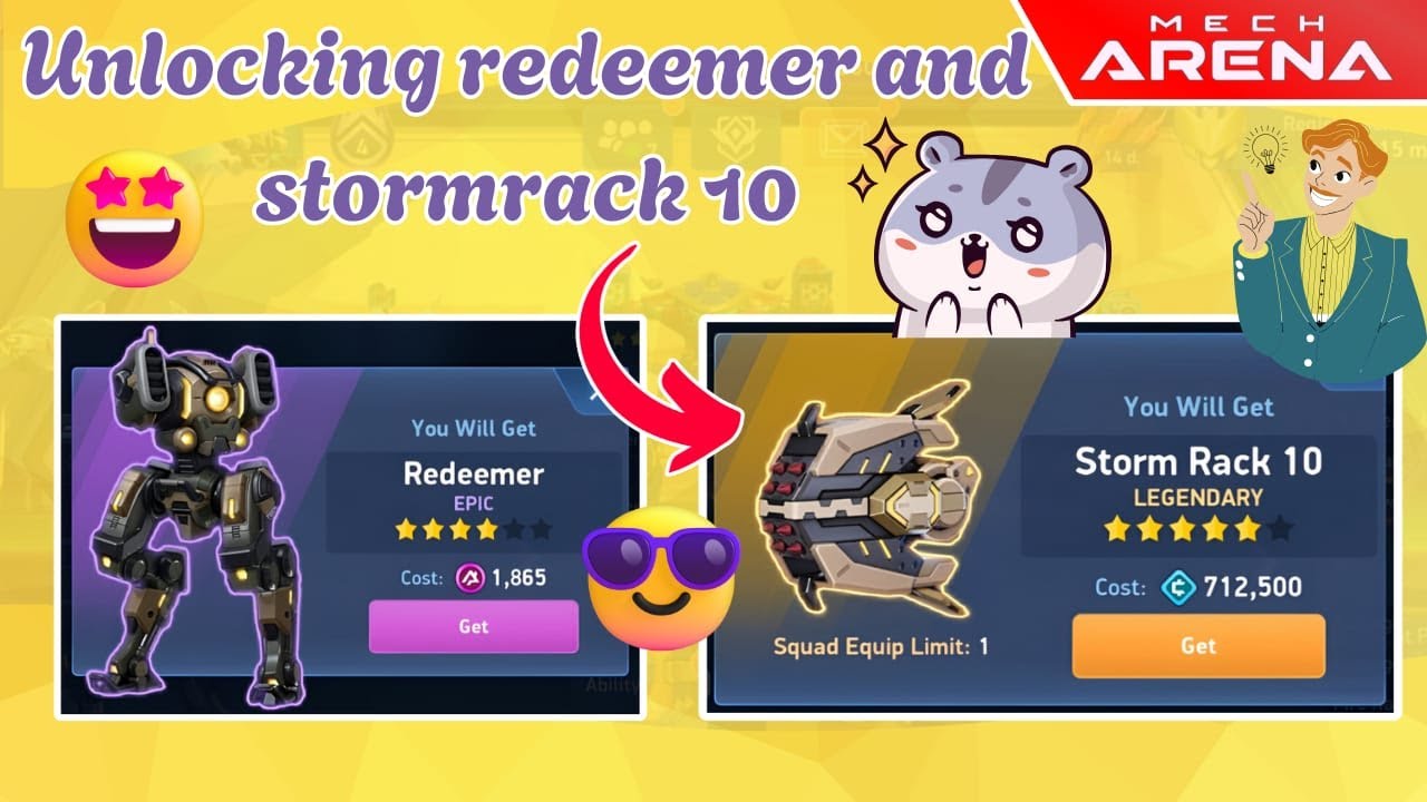 💥 F2P BEAST UNLOCKED! Redeemer + Stormrack 10 Combo 😱 | Low SP MONSTER Build in Mech Arena ⚙️🔥
