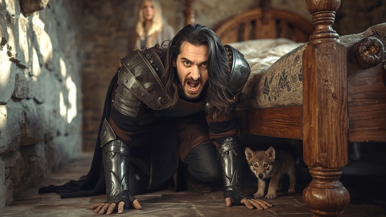 Alpha King heard a growl under the omega's bed... what he saw paralyzed the entire pack.