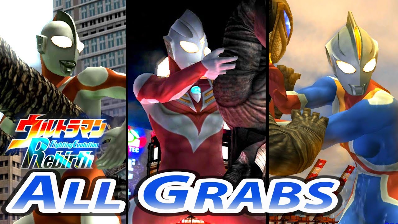 Ultraman FER - All Characters Grab／Throw ( 1080p HD )