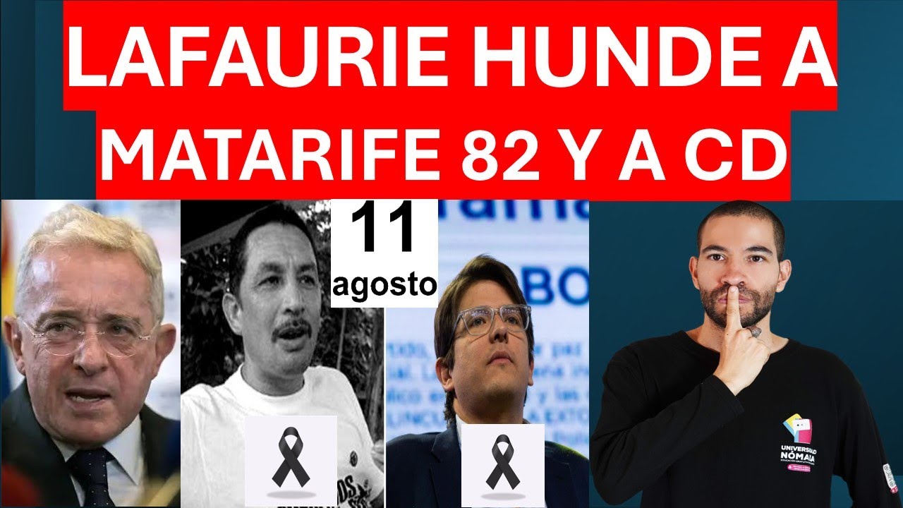 ¿MATARIFE 82 ORDENÓ EJECUTAR A MIGUEL URIBE TURBAY CON ALDINEVER? CARTA DE LAFAURIE ACABA URIBISMO