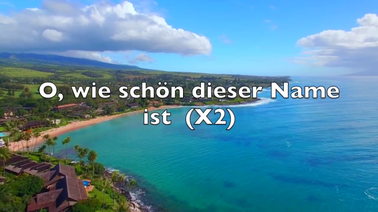 Wie sch&ouml;n dieser Name ist